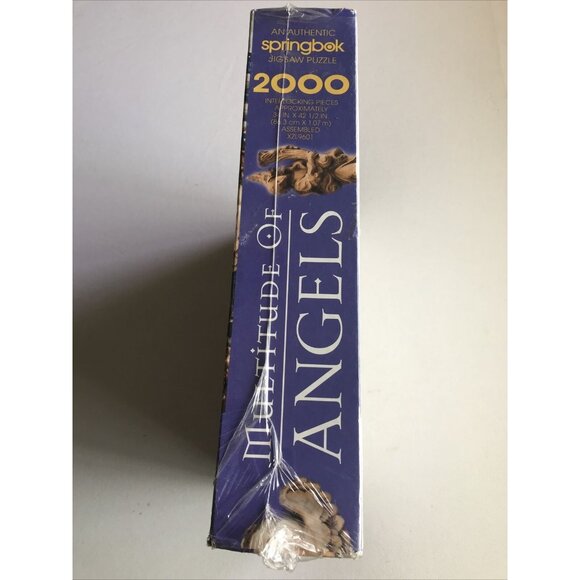 Case-Tete SPRINGBOK Multitude of Angels 34×42 IN 2000 Piece Jigsaw puzzle - Picture 2 of 3